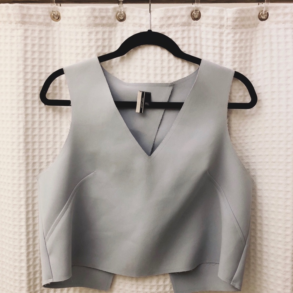 Topshop Structured Blouse